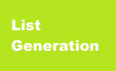 email list generation