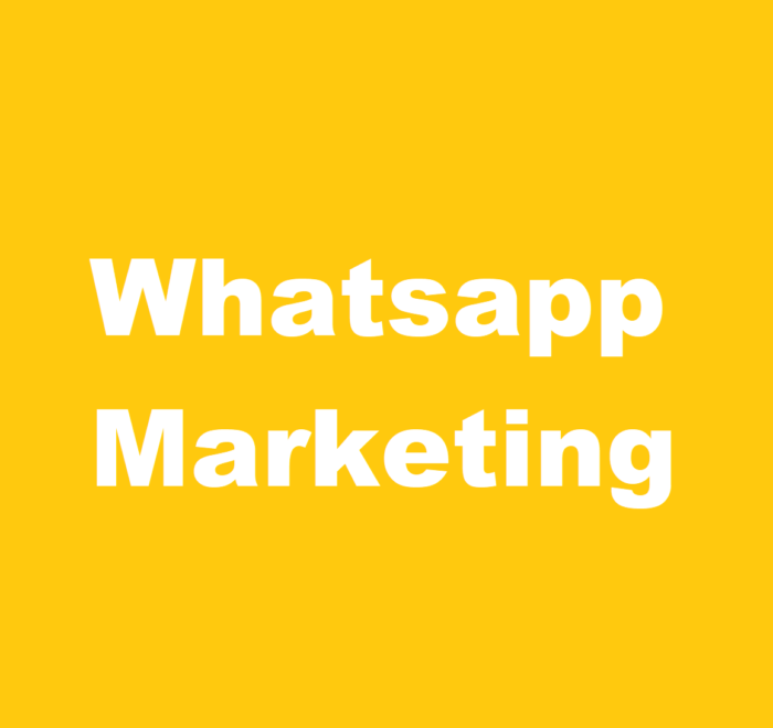 whatsapp marketing